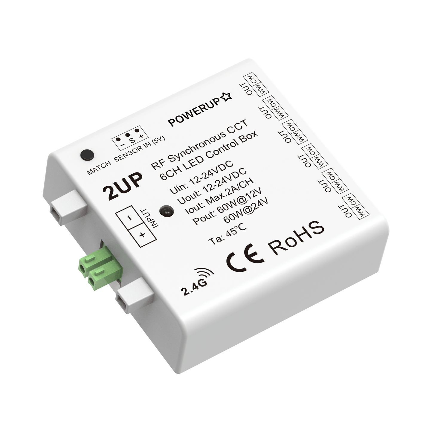 6CH CCT Wireless Connectable Controller Receiver (12V-24V)