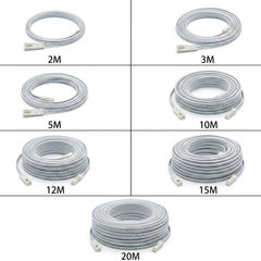Tape to driver extension cable. 24V. 2M / 3M / 5M / 10M / 12M / 15M / 20M. Male to female micro connectors.