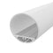 Rounded Profile 30mm Silver Finish & Semi Clear Diffuser (1M)
