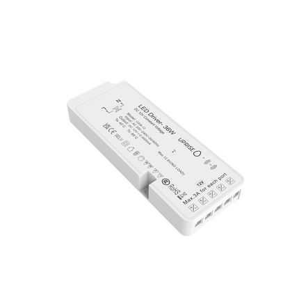 36W 12V Cabinet LED Driver (5 way distributor built in) with 1M UK to 7 mains lead.