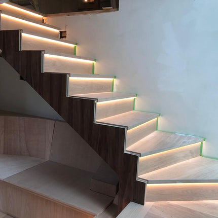 2.4M 4mm 3500K COB LED Strip Light, 5W/M (24V) IP65 (Splash Proof) 0.5M Male Connector Dual End