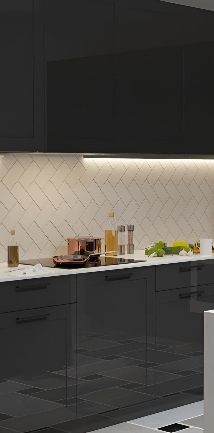 Seamless "No Dot" 4000K COB LED Strips 12V For Undercabinet Kitchen Lighting