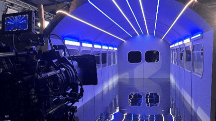 Seamless RGBCCT (4000K) LED tape light for TV, Production & Events