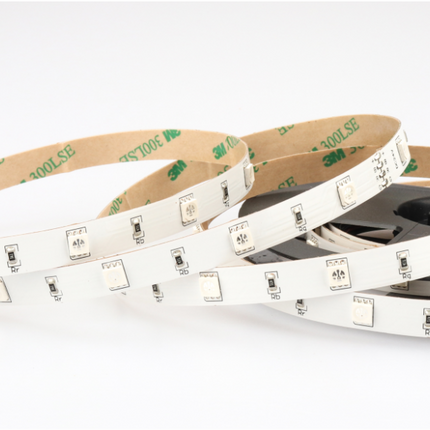 13mm RGB LED Tape 7.2W per meter SMD5050 Epistar (White PCB) IP67 24V (5M)
