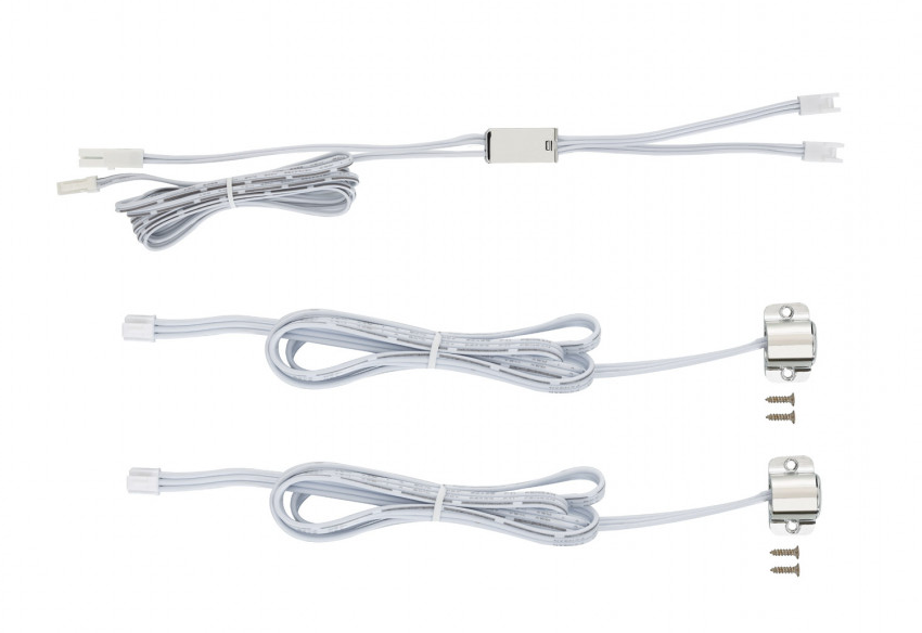 12 24V Silver Double Door Sensor Switch for Cabinet Wardrobe Doors