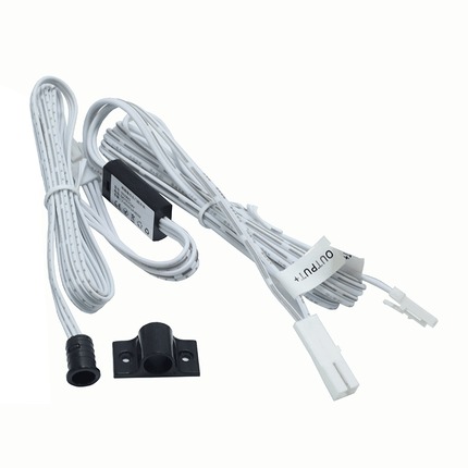 12-24v single door cabinet sensor switch black