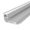 2M Silver Stair Nosing Profile 65mm with a Semi Diffused PC Cover For LED Strip Lights