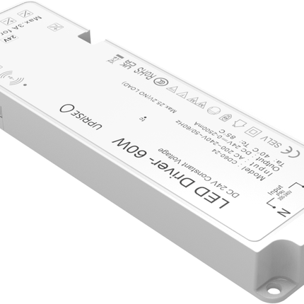 60W 24V 6 output cabinet LED Driver with IEC C7 socket