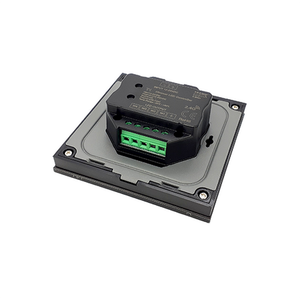 Wall mounted touch controller panel back