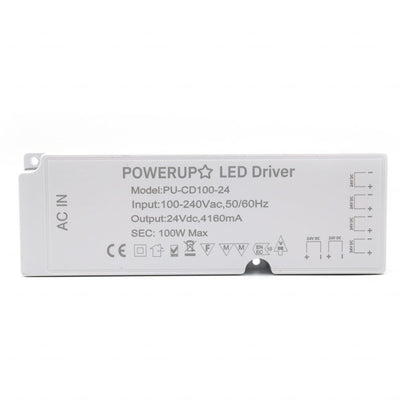 100W 24V 6 Output Cabinet LED Driver Front