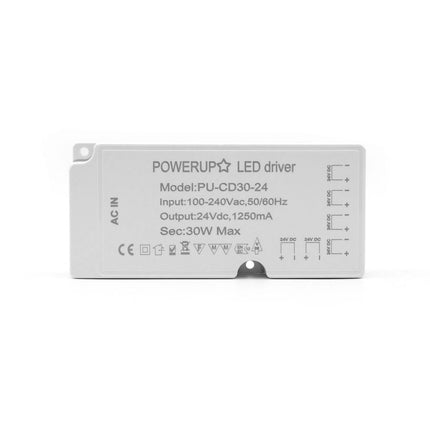 30W 24V 6 Output Cabinet LED Driver Front