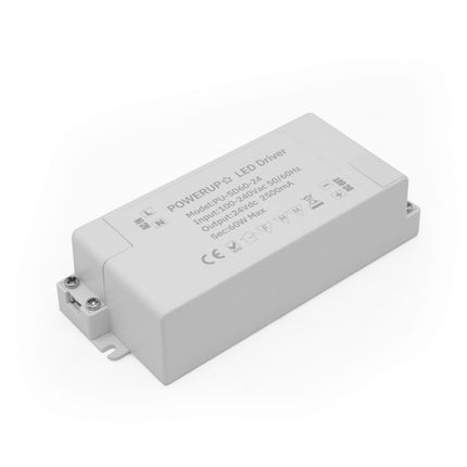 60W 24V Constant Voltage Driver PSU Diagonal Left View