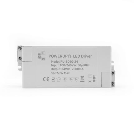 60W 24V Constant Voltage Driver PSU Front