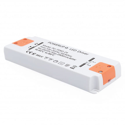 60W 24V Constant Voltage Driver PSU Connection