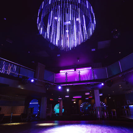 Pixel chandelier using RGBW digital LED tape