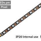 RGB Digital Pixel / IP20 / Black