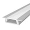 Slim Recessed Profile 15mm Silver Finish & Semi Clear Cover (2M)