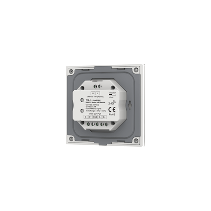 RGB/RGBW TOUCH WALL PANEL 4 ZONE (WHITE) BACK