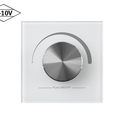 Mounted 0-10V Wall Dimmer Front View