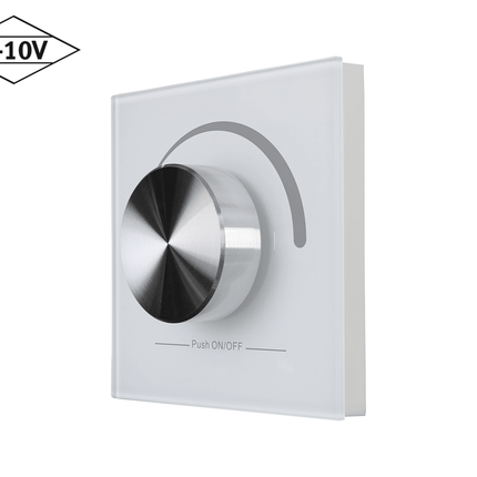 Mounted 0-10V Wall Dimmer Diagonal View
