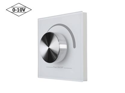 Mounted 0-10V Wall Dimmer Diagonal View