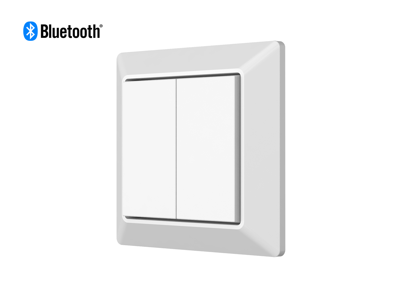 Mounted Bluetooth Wall Dimmer Diagonal Front View
