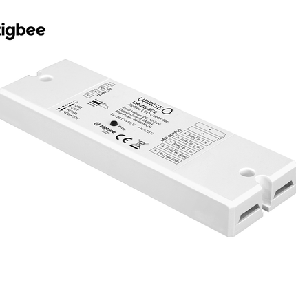 ZigBee 5CH LED Controller Receiver For RGBCW (12V-24V) Diagonal View 2 - UR-ZG-5C2-03b