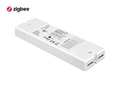 ZigBee 5CH LED Controller Receiver For RGBCW (12V-24V) Diagonal View 2 - UR-ZG-5C2-03b