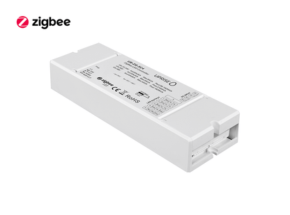 ZigBee 5CH LED Controller Receiver For RGBCW (12V-48V) Diagonal View 2 - UR-ZG-5C4-03
