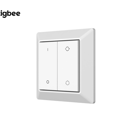 Zigbee Kinetic Eco Green Power Switch Wall Mounted Controller Diagonal