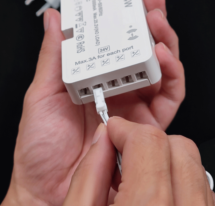 LED micro connector and micro socket plug & play
