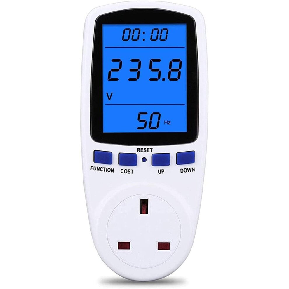 Digital LCD Energy Meter Wattmeter Wattage Electricity Kwh Power Meter EU/US Plug Measuring Outlet Power Analyzer Socket - 44 Digital LCD Energy Meter Wattmeter Wattage Electricity Kwh Power Meter EU/US Plug Measuring Outlet Power Analyzer Socket - 44