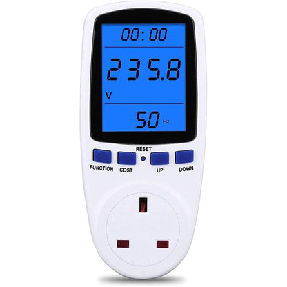 Energy / Electricity Usage Monitor Power Meter Plug with Backlight LCD Display, Watts Analyzer