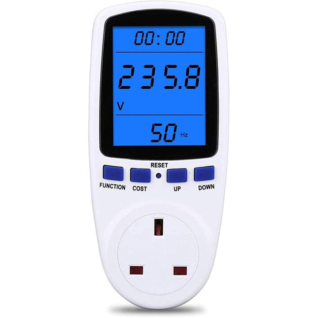 Energy / Electricity Usage Monitor Power Meter Plug with Backlight LCD Display, Watts Analyzer
