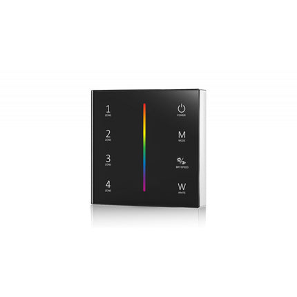 LED 4 ZONE RGBW BATTERY POWERED WALL PANEL (BLACK)