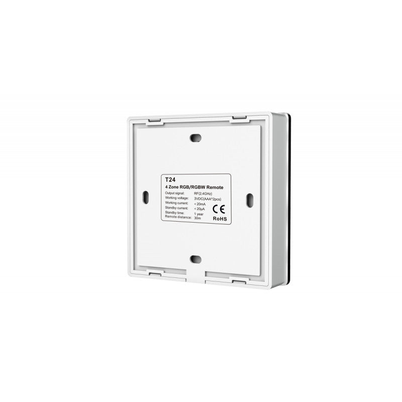 UPRISE LED RGBW BATTERY POWERED WALL PANEL 4 ZONE (WHITE)