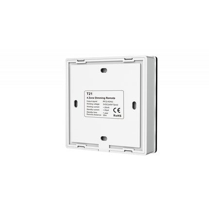 UPRISE LED SINGLE COLOUR BATTERY OPERATED TOUCH WALL PANEL 4 ZONE (BLACK)