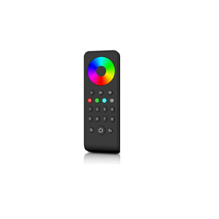 UPRISE LED RGBW REMOTE (BLACK) 8 ZONE