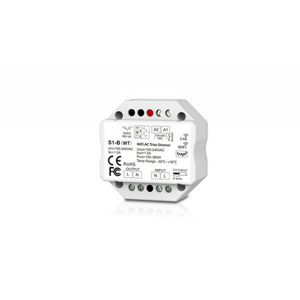 UPRISE LED TRIAC RF, WIFI AND SMART APP LED DIMMER MODULE AC PHASE-CUT (WHITE)