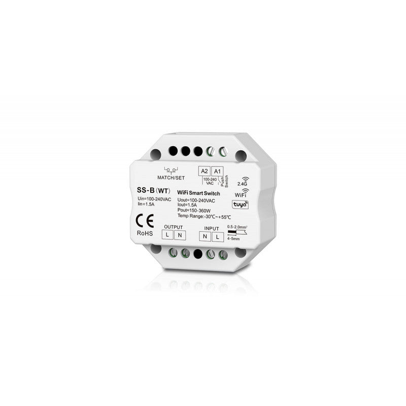 AC RF & WIFI & PUSH SWITCH RELAY (NON-DIMMABLE RELAY)
