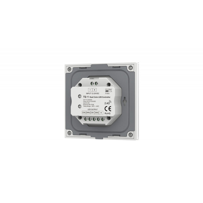 SINGLE ZONE LED CCT TOUCH WALL PANEL 24V (WHITE)