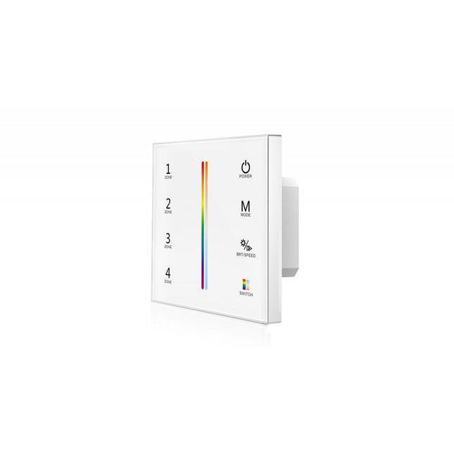 UPRISE LED RGB+CCT TOUCH WALL PANEL 4 ZONE (WHITE)